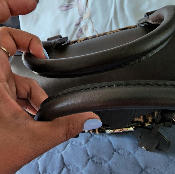 Gucci Boston heritage medium bag,Pony hair ,Leopard print leather condition 8/10 - Picture 9 of 14